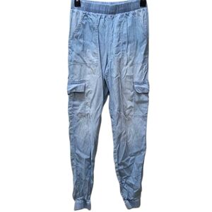 HAPPILY GREY Light Blue Women's Cargo Joggers Size XS